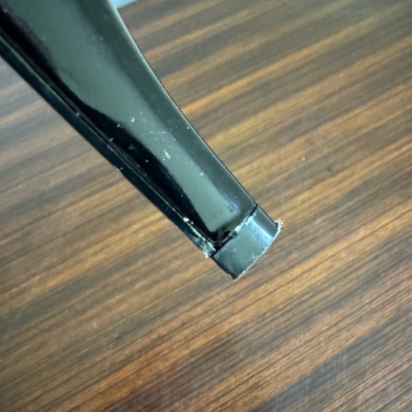 Rampage Fasher Black Patent Slingback Peep Toe 3-1/2” Heels Size 7-1/2 - Picture 7 of 10